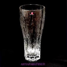 IITTALA,Vellamo / Wellamo Lasimaljakko Design: Valto Kokko,Valmistettu:1983-1990-luku,Korkeus n. 21,5 cm, leveys 9,2 cm,2kpl,48�/kpl ( Tuote nro / Item #346MA )