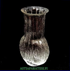 IITTALA, Grandora Lasimaljakko, Design: Timo Sarpaneva,v�h�isi� k�yt�n j�lki�,Korkeus n. 23 cm, halkaisija 10 cm,1 kpl,175�/kpl ( Tuote nro / Item #357MA )