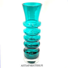 RIIHIM�EN LASI,Pagoda 1403,vihre� lasimaljakko,Design: Nanny Still,Suunniteltu: 1968,Korkeus 27,3 cm, leveys 8,4 cm,0kpl,( Tuote nro / Item #360MA )