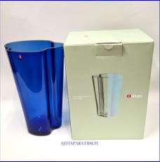 IITTAL, Vase maljakko ultramariininsininen  220mm,Design:Alvar Aalto,Korkeus n.22 cm,1 kpl,135� ( Tuote nro / Item #374MA )