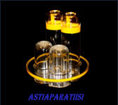 Retro Guzzini Cruet Set,Italy Design,0kpl