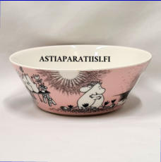ARABIA, Muumikulho Rakkaus,Moomin Bowl, Love (2006-),Design:Tove Slotte-Elevant,Korkeus n. 5.5 cm, halkaisija n. 15 cm, 0 kpl,( Tuote nro 206M )'