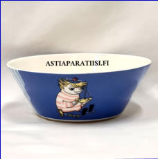 ARABIA, Muumikulho Tuu-tikki,Moomin Bowl, Too-Ticky (2006-2015),Design:Tove Slotte-Elevant,Korkeus n. 5.5 cm, halkaisija n. 15 cm, 2 kpl,32�/kpl,( Tuote nro 208M )'