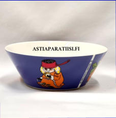 ARABIA, Muumikulho Hosuli,Moomin Bowl, Muddler (2010-2015),Design:Tove Slotte-Elevant,Korkeus n. 5.5 cm, halkaisija n. 15 cm, 0 kpl,( Tuote nro 211M )'