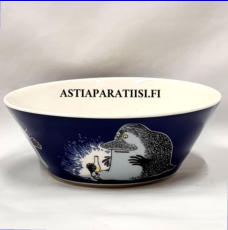 ARABIA, Muumikulho M�rk�,Moomin Bowl Groke (2005-),Design:Tove Slotte-Elevant,Korkeus n. 5.5 cm, halkaisija n. 15 cm, 0 kpl,( Tuote nro 214M )'