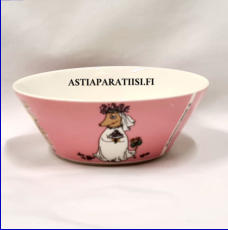 ARABIA, Muumikulho Sosuli,Moomin Bowl, Thingumy and Bob (2006-),Design:Tove Slotte-Elevant,Korkeus n. 5.5 cm, halkaisija n. 15 cm, 0 kpl,( Tuote nro 216M )'