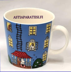ARABIA,Muumimuki Muumitalo,Moomin Mug, Moominhouse (2015-),Design: Tove Slotte-Elevant,Korkeus n. 8 cm, halkaisija n. 8 cm, 0kpl,( Tuote nro 129M )