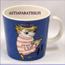 ARABIA,Muumimuki Tuu-tikki,Moomin Mug, Too-ticky (2005-2015),Design:Tove Slotte-Elevant,Korkeus n. 8 cm, halkaisija n. 8 cm, 0 kpl, ( Tuote nro 165M )