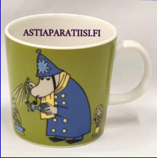 ARABIA,Muumimuki Poliisimestari,Moomin Mug, Inspector (2009-),Design:Tove Slotte-Elevant,Korkeus n. 8 cm, halkaisija n. 8 cm, 0 kpl, ( Tuote nro 164M )