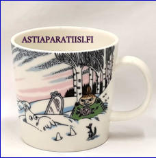 ARABIA,Muumimuki Kev�ttalvi,Moomin Mug Spring Winter (2017),Design:Tove Slotte-Elevant,Korkeus n. 8 cm, halkaisija n. 8 cm, 0 kpl, ( Tuote nro 168M )