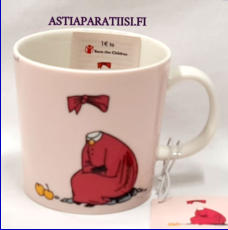 ARABIA,Muumimuki Ninni, puuteri ,Moomin Mug: Ninny (2019-),Design:Tove Slotte-Elevant,Korkeus n. 8 cm, halkaisija n. 8 cm, 0 kpl, ( Tuote nro 176M )