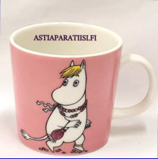 ARABIA,Muumimuki Niiskuneiti, pinkki,Moomin Mug, Snorkmaiden, pink (2013-),Design:Tove Slotte-Elevant,Korkeus n. 8 cm, halkaisija n. 8 cm, 0 kpl, ( Tuote nro 178M )