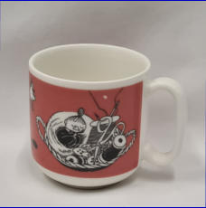 ARABIA,Muumi Muumitytt�, lastenmuki , Moomin, Moomin girl, mug (1992-1997),Design:Tove Slotte-Elevant,eritt�in v�h�isi� k�yt�n j�lki�,Korkeus n. 7 cm, halkaisija n. 7 cm, 1 kpl, 105� /kpl,( Tuote nro 183M )