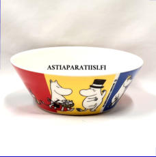 ARABIA,Muumikulho Perhe, Moomin Plate/bowl, Family (2004-2010),Design:Tove Slotte-Elevant,Korkeus n. 5.5 cm, halkaisija n. 15 cm 4 kpl, 52�/kpl,( Tuote nro 189M )
