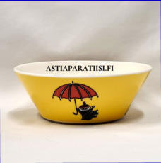 ARABIA, Muumikulho Pikku Myy,Moomin Bowl, Little My (2008-2014),Design:Tove Slotte-Elevant,Korkeus n. 5.5 cm, halkaisija n. 15 cm 4 kpl,42�/kpl( Tuote nro 198M )'
