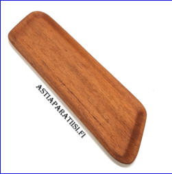 Vintage modern Ary Fanerprodukter Nybro ruotsalainen tarjotin,Mitat: pituus n. 39 cm, leveys n. 12,5 cm, 1kpl,25�,( Tuote nro / Item #108PU )