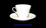 ARABIA,Riisiposliini,kahvikuppi Design:Friedl Holzer-Kjellberg,1940-1990,8 kpl,55€/kpl