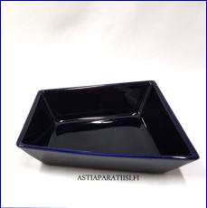 ARABIA,  ABC sininen tarjoiluastia,pituus 17 cm,leveys 10 -13,8 cm 2 kpl,28�/kpl ( Tuote nro 126R )