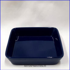 ARABIA,Teema.sininen neli�vati, BA malli, Design:Kaj Franck,Korkeus n. 4 cm, leveys 15,5 cm x 15,5 cm,4 kpl,  34�/kpl ( Tuote nro 150R )