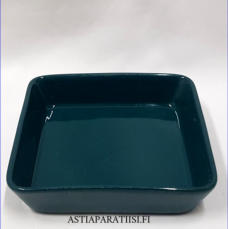 ARABIA,Kilta.vihre� neli�vati, BA malli, Design:Kaj Franck,Korkeus n. 4 cm, leveys 15 cm x 15 cm,1 kpl,  32 �/kpl ( Tuote nro 152R )