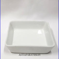 ARABIA,Teema.valkoinen neli�vati, BA malli, Design:Kaj Franck,Korkeus n. 4 cm, leveys 13,5 cm x 13,5 cm,1 kpl,  28 �/kpl ( Tuote nro 154R )