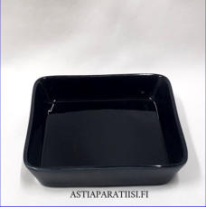 ARABIA,Kilta musta neli�vati, BA malli, Design:Kaj Franck,Korkeus n. 4 cm, leveys 15 cm x 15 cm,5 kpl,  32 �/kpl ( Tuote nro 158R )