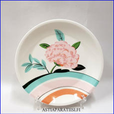 ARABIA, Domino China tea ruokalautanen,Design:Dorrit von Fieandt,alkuper�istuotantoa.Valmistettu 1990-91,leveys n. 21 cm,0 kpl,  ( Tuote nro 186R )