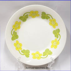 ARABIA,Sanna syv� ruokalautanen,Design:Inkeri Leivo ( koriste), G�ran B�ck (malli),Tuotannossa 1973-1974,leveys n. 20 cm,0 kpl, ( Tuote nro 233R )