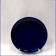 ARABIA, 24h sininen ,salaattilautanen,Design:Heikki Orvola,alkuper�istuotantoa.Tuotannossa 2000-2006,leveys n. 21 cm,4kpl, 18 �/kpl ( Tuote nro 179R )