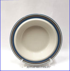 ARABIA, Uhtua syv� lautanen,Design:Inkeri Leivo,alkuper�istuotantoa.Tuotannossa 1982-1999,leveys n. 20 cm,1 kpl, 21 �/kpl ( Tuote nro 182R )