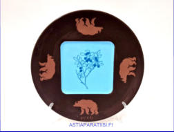 ARABIA, Flora & Fauna vuosilautanen 2006,Design:Eeva Sivula & Pekka Toivanen,Mitat Halkaisija ,n.22 cm,1kpl.47�/kpl,(  Tuote nro 137AM )