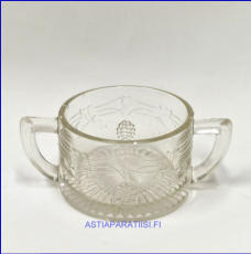 RIIHIM�EN LASI,  Ryp�le sokerikko korkeus:n.5,5 cm, Halkaisija:n.8,5 cm, 1kpl,25�/kpl, ( Tuote nro / Item #125S )