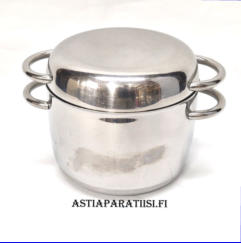 OPA tarjoilukattila, Design:Timo Sarpaneva,Suunniteltu 1970,Korkeus, n.14 cm, halkaisija, n.19 cm,1kpl,130/kpl,(  Tuote nro 101TA )