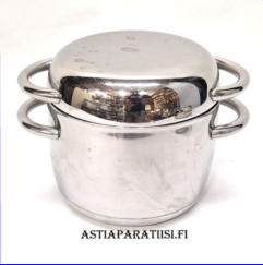 OPA tarjoilukattila, Design:Timo Sarpaneva,Suunniteltu 1970,Korkeus, n.14 cm, halkaisija, n.16 cm,1kpl,120/kpl,(  Tuote nro 104TA )