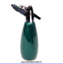 Vintage sodakone 1960-luvun, (Sparklets soodasifoni),Korkeus,n.33cm, halkaisija 11cm,1 kpl, 30/kpl,( Tuote nro 221TA)