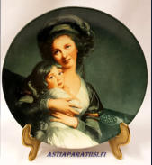 Elisabeth-Louise VIGÉE-LE BRUN Madame Vigée-Le Brun et sa fille,plete england made,halkaisija n.19,8 cm,1kpl, 45€/kpl